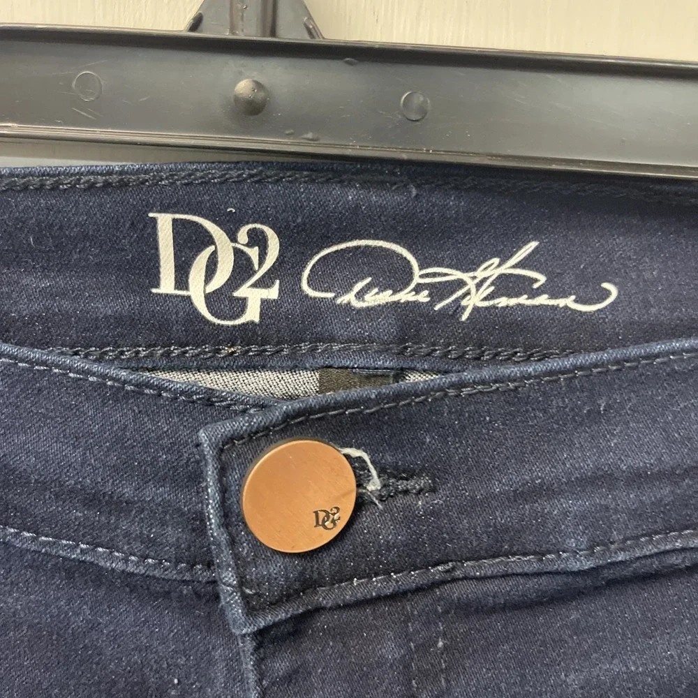 Dg2 by Diane Gilman Ladies' Virtual Stretch Denim Jeans Size 16W- Blue